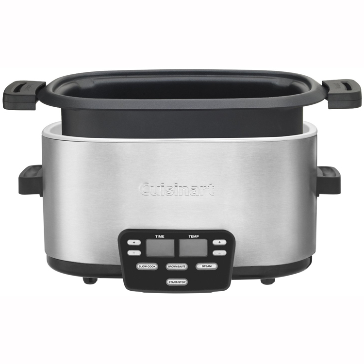 Cuisinart 6 Quart 3In1 Cook Central Multicooker Slow Cooker Steamer
