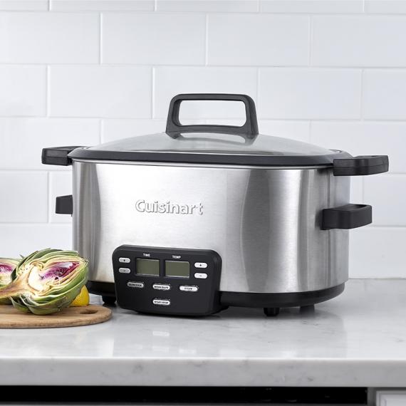 Cuisinart 6 Quart 3In1 Cook Central Multicooker Slow Cooker Steamer