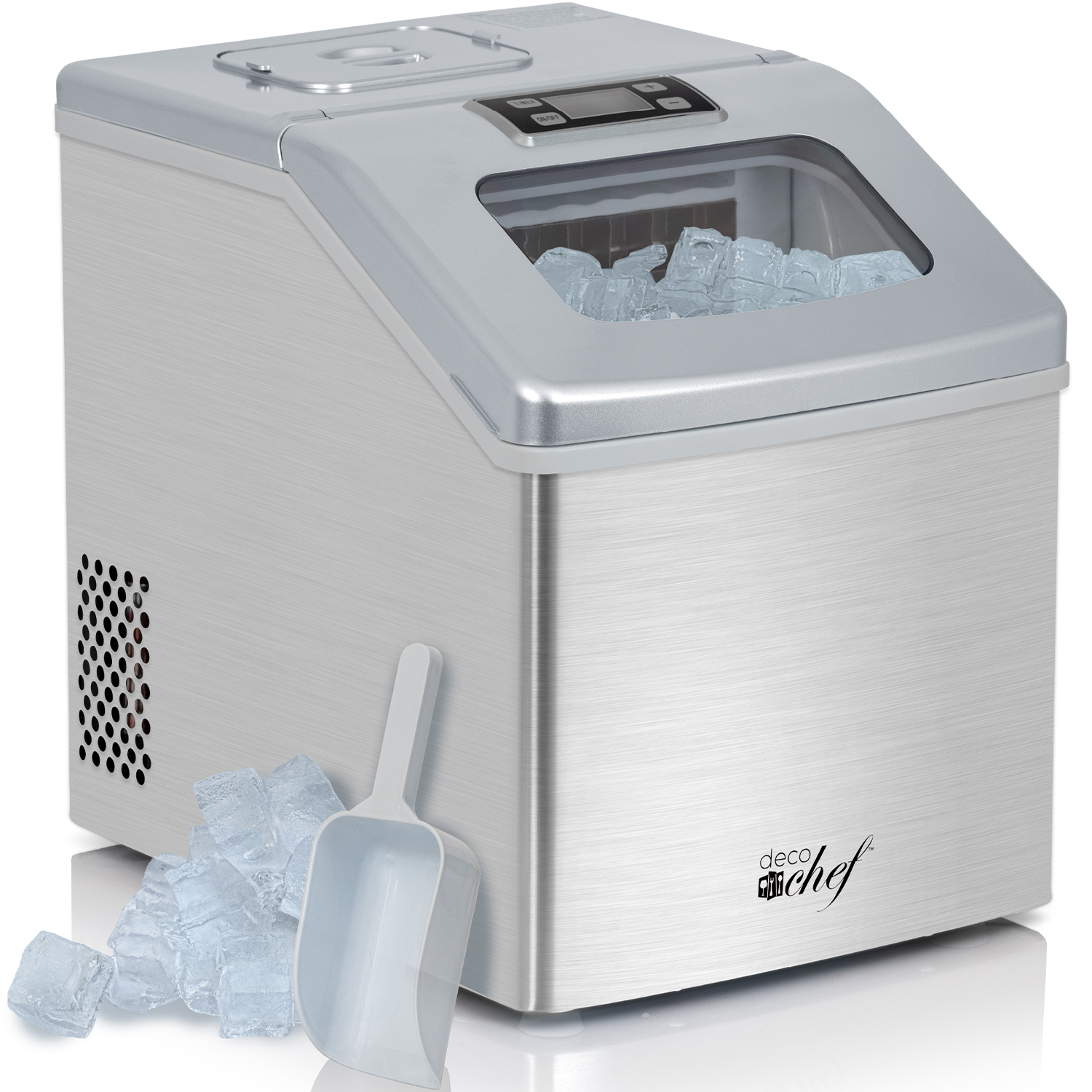 Deco Chef Countertop Portable Ice Maker for Home, 40 lb/Day - Choose Color