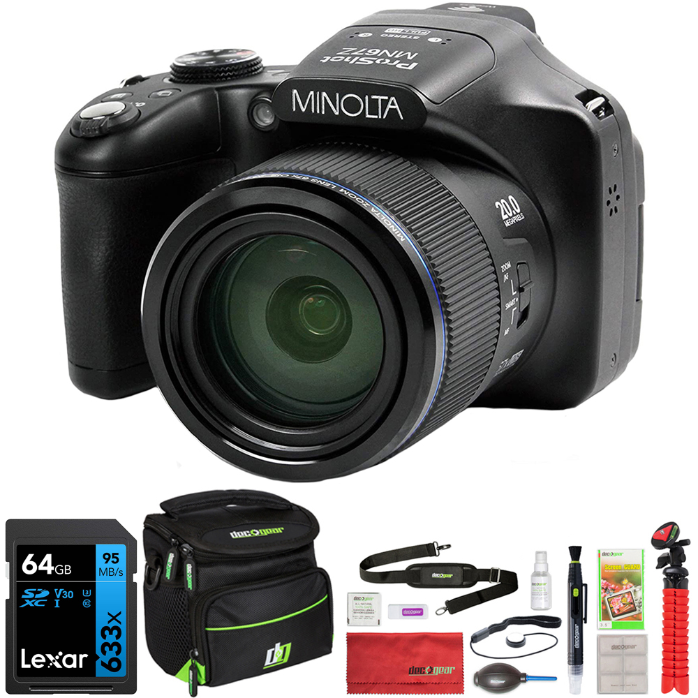 Konica Minolta MN67ZBK Pro Shot 67x Bridge Camera - Black