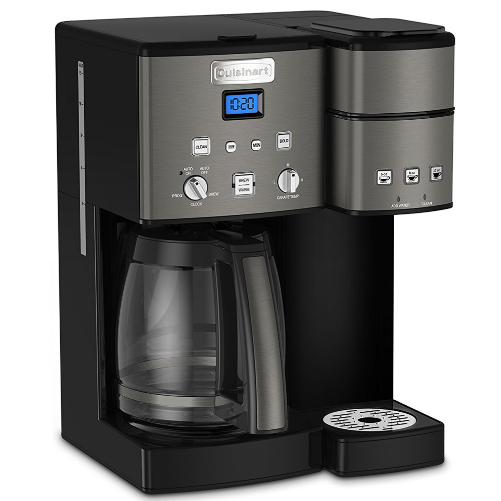 Cuisinart SS15BKS 12Cup Coffee Maker and SingleServe Brewer Black