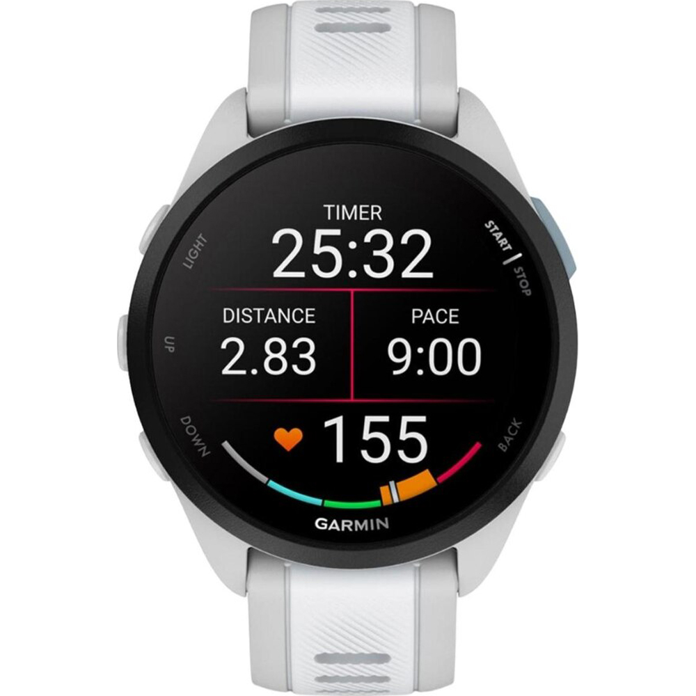 Garmin Forerunner 165 Smart Sport Watch w/ HRM 200 (XS-S) Bundle