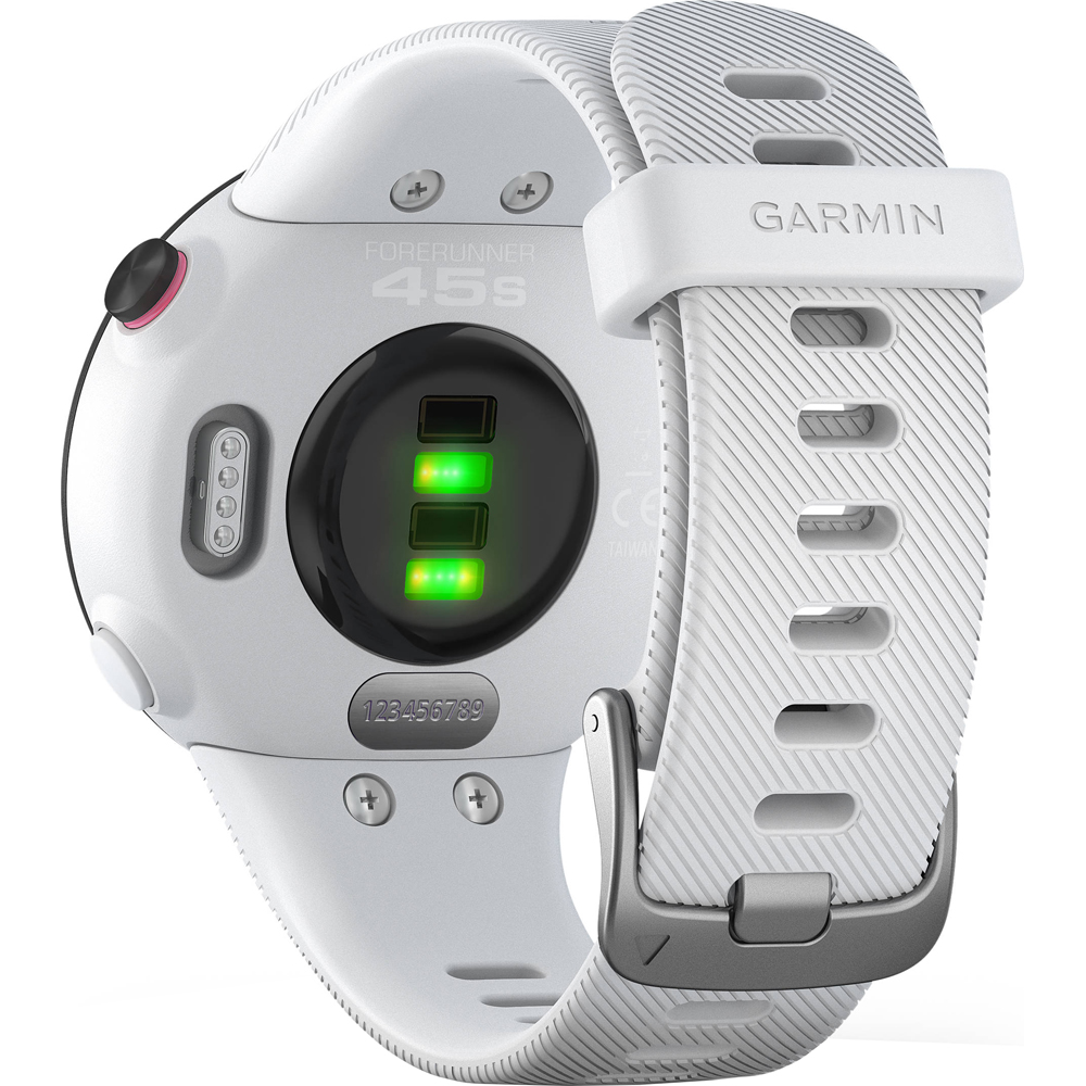 Garmin Forerunner 45S GPS Smartwatch (White) - Performance Bicycle
