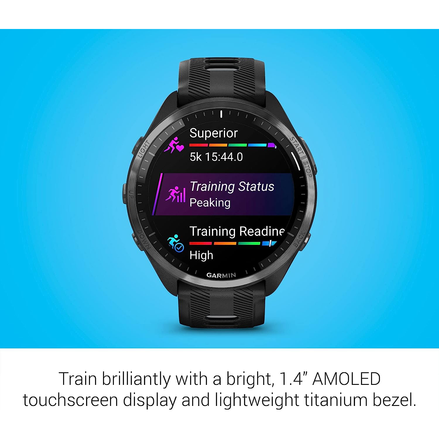 Buy Garmin Forerunner 965 Unisex Smartwatch - Black (010