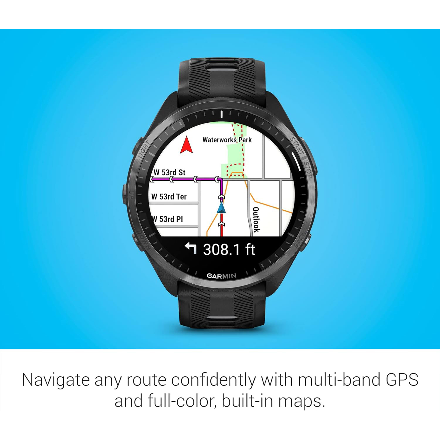 【ほぼ未使用】GARMIN Forerunner 965 Black Buy Garmin Forerunner 965 Unisex Smartwatch - Black (010