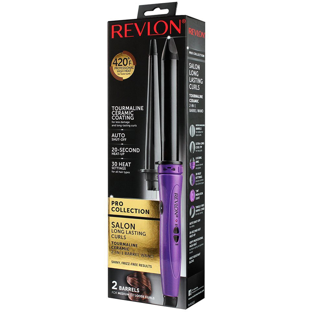 Revlon Pro Collection 2in1 Interchangeable Barrel Curling Wand