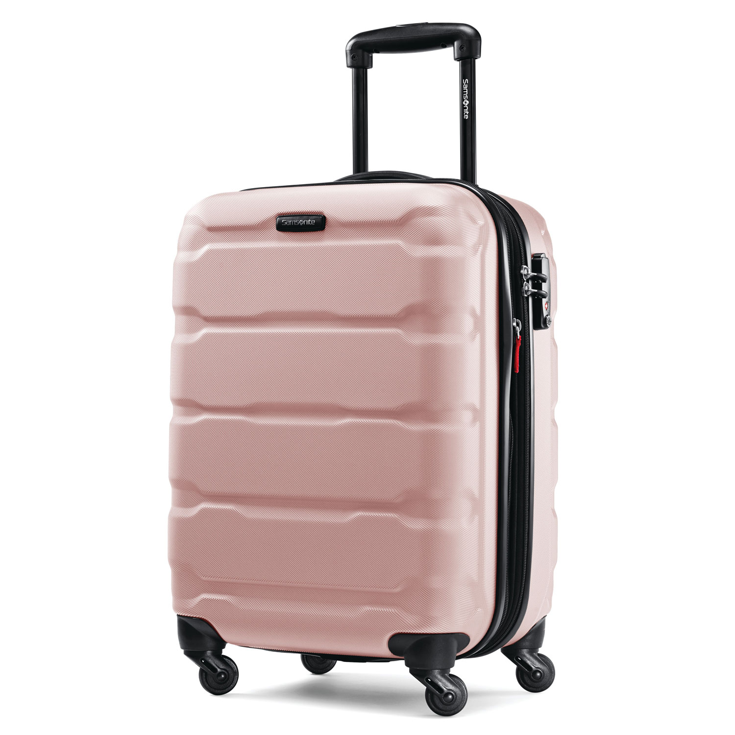 Samsonite Omni Hardside Spinner Suitcase Luggage, Pink Rose