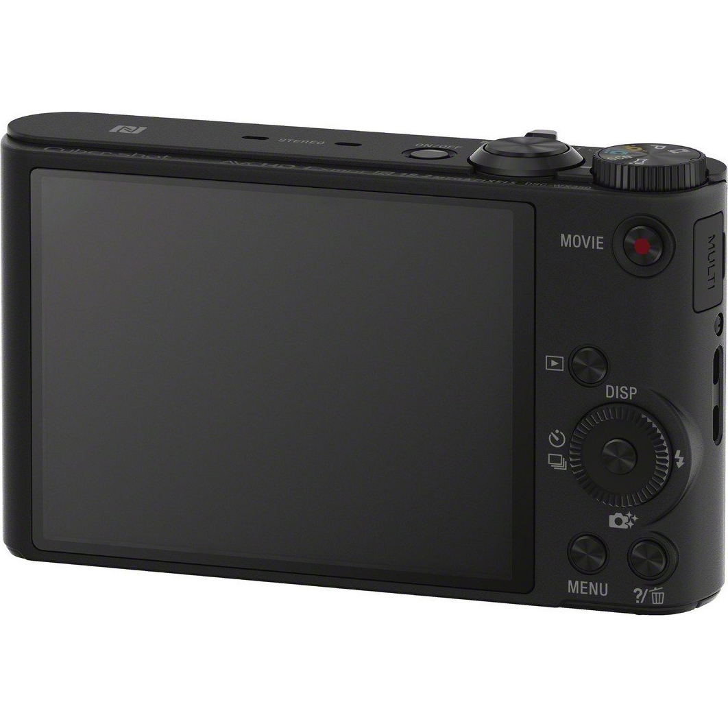 Sony Cyber-shot DSC-WX350 Digital Camera (Black) + Dual Battery
