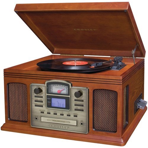 Crosley Director CD Recorder with Cassette & Record Player CR2405D-PA