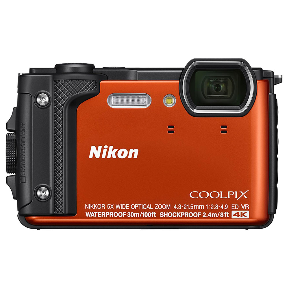 Nikon COOLPIX W300 16MP 4k Ultra HD Waterproof Digital Camera  Orange