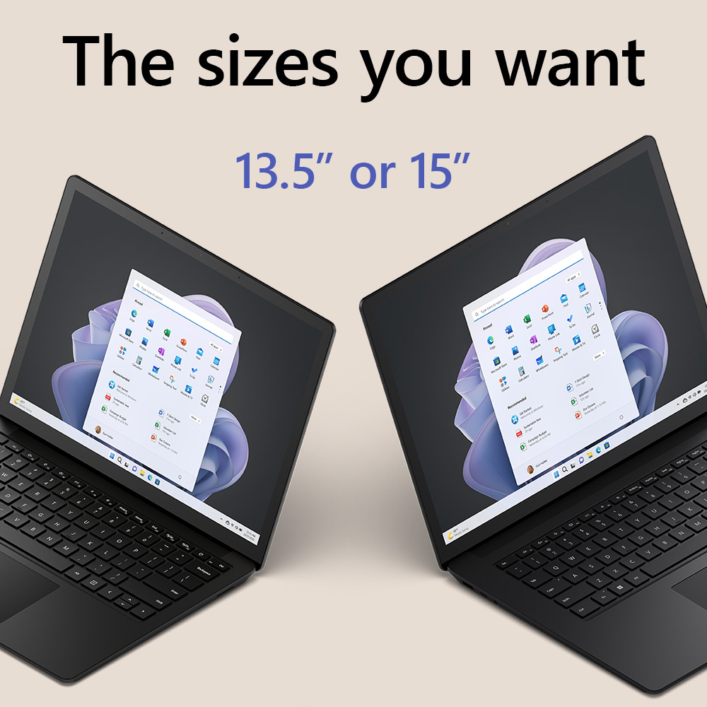 Microsoft Surface Laptop 5 13.5 Intel i5, 8GB/512GB Touch, Black + Accessories Bundle
