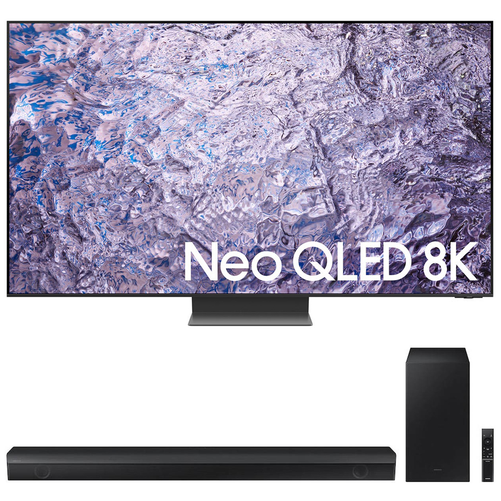 Samsung QN65QN800C 65 Neo QLED 8K Smart TV w/ HW-B650 3.1ch Soundbar (2023 Model)