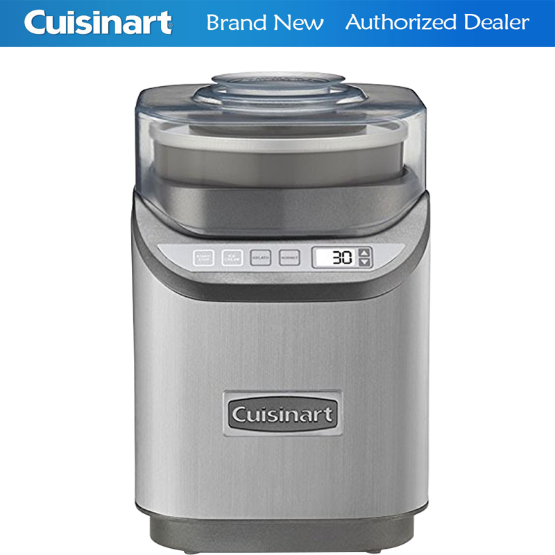 Электронная машина для мороженого Cuisinart ICE-70, матовый хром