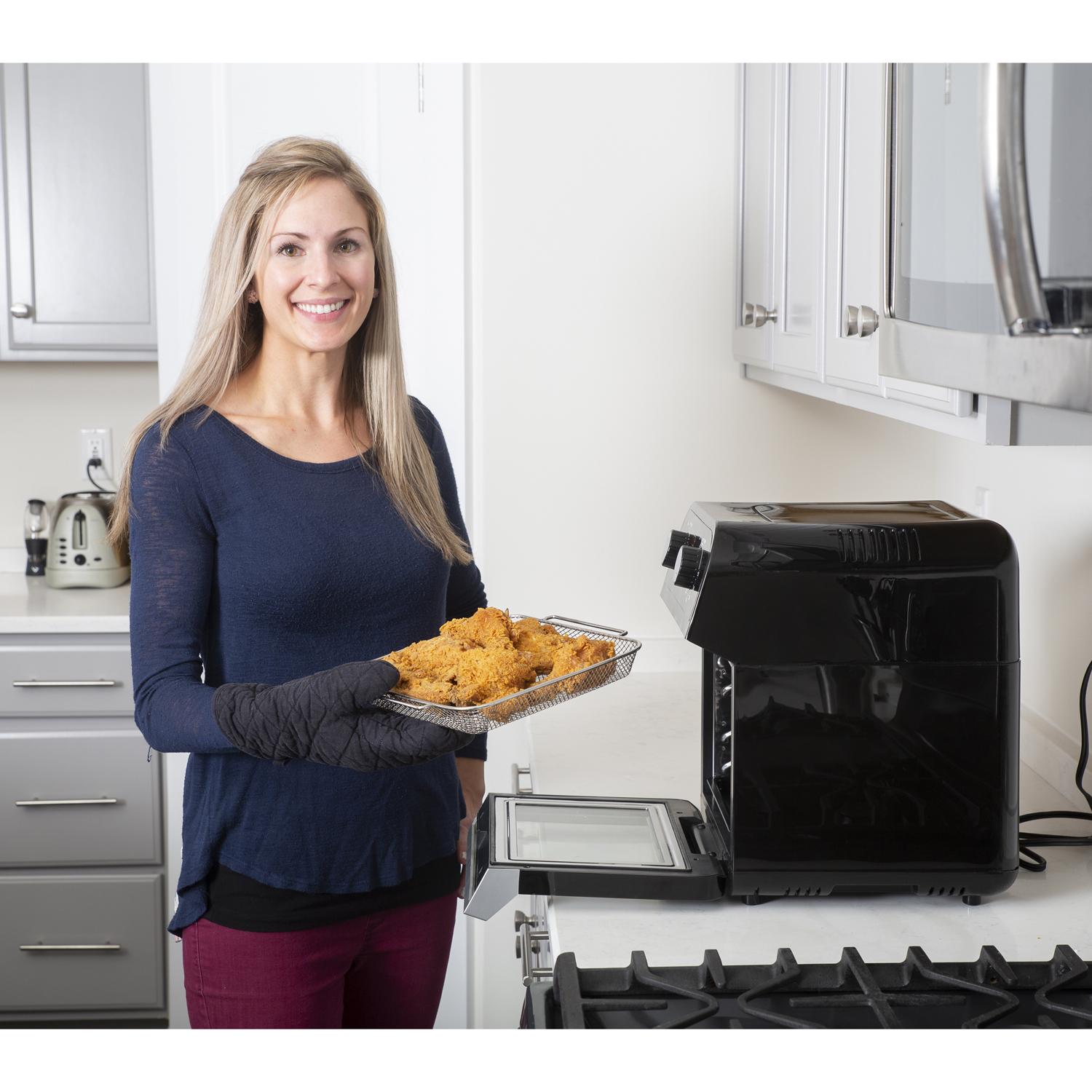 Deco Chef Airfryer Xl 127 Qt Power Air Fryer Oven 7 In1 Cook Feature Rotisserie 843342150336 Ebay 9122