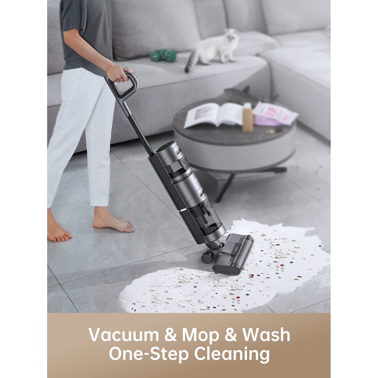 Dreametech H11 Max Wet and Dry Vacuum, Smart Cordless Cleaner