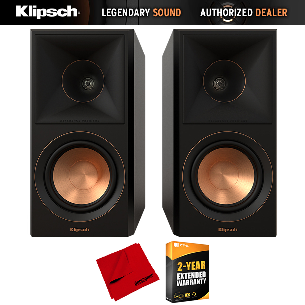 Колонка для книжных полок Klipsch RP-500M II, Черное дерево (пара) с гарантийным пакетом