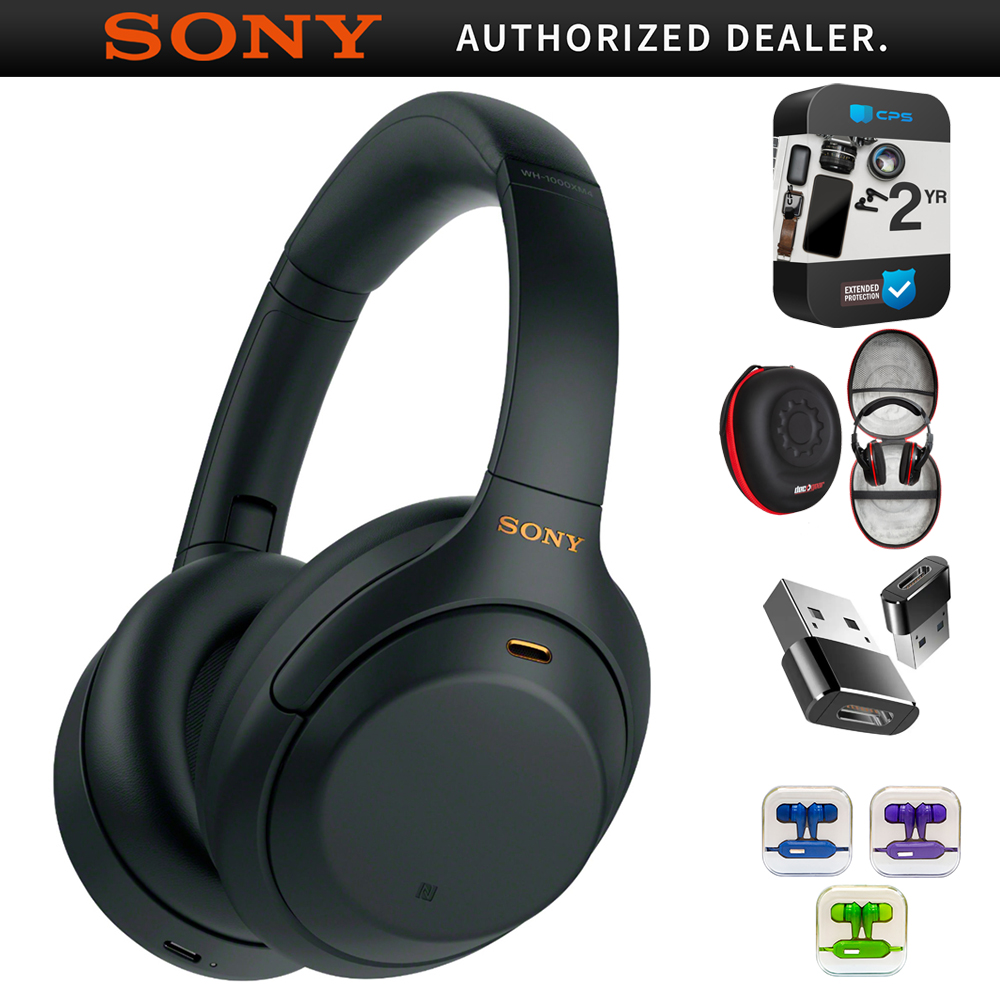 Sony Premium NC Wireless Over-the-Ear Headphones + 2 Year Protection Pack