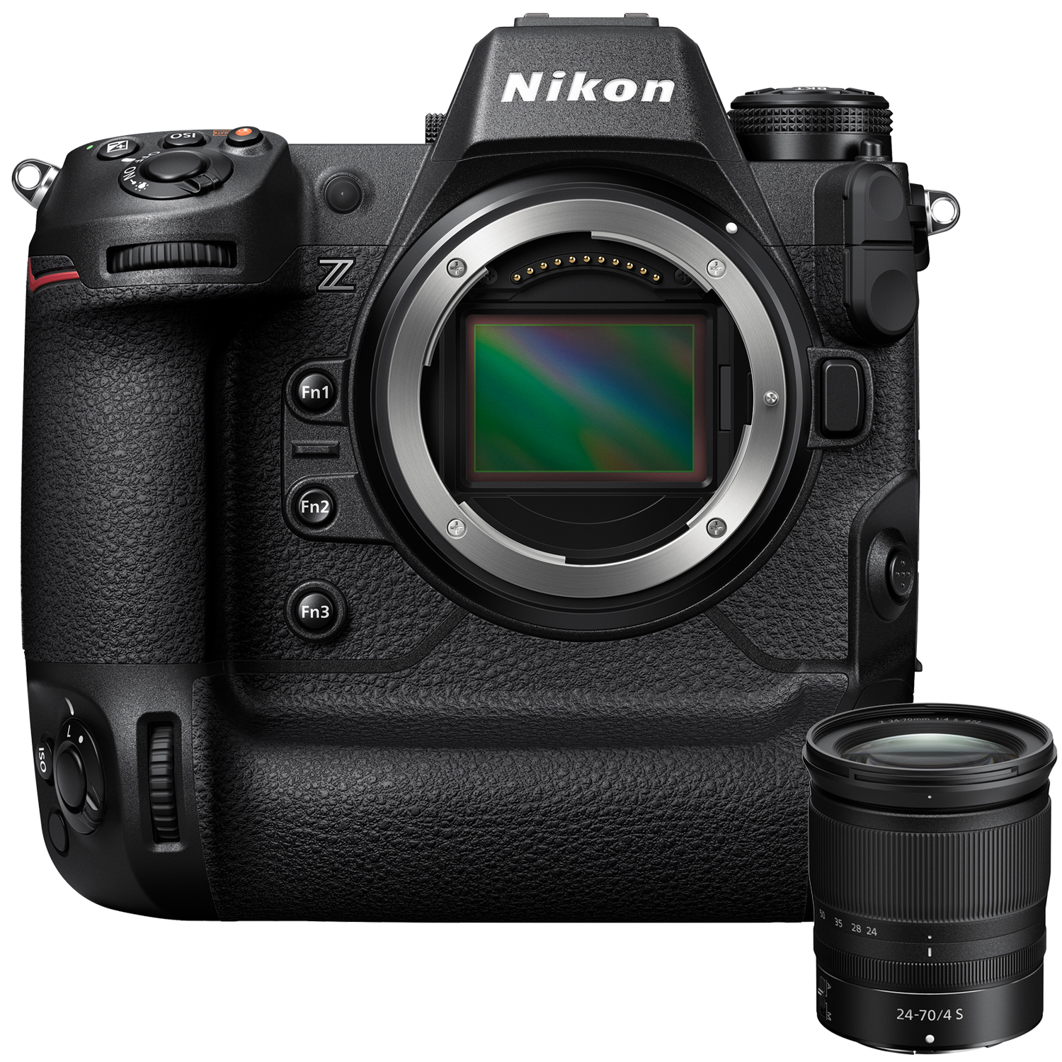 Полнокадровая беззеркальная камера Nikon Z9 FX с объективом NIKKOR Z 24-70mm f/4 S