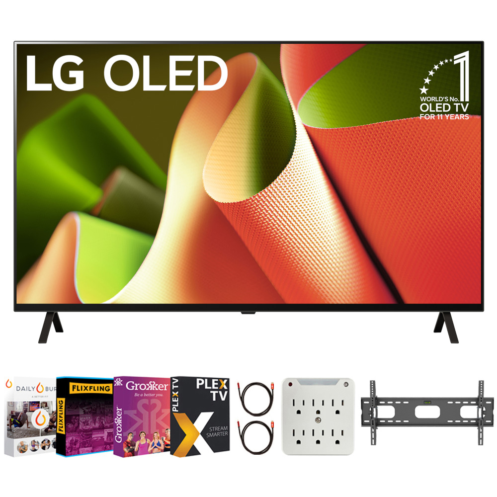 4K-процессор LG 65 OLED B4 серии Smart TV (2024) с пакетом потоковой передачи фильмов