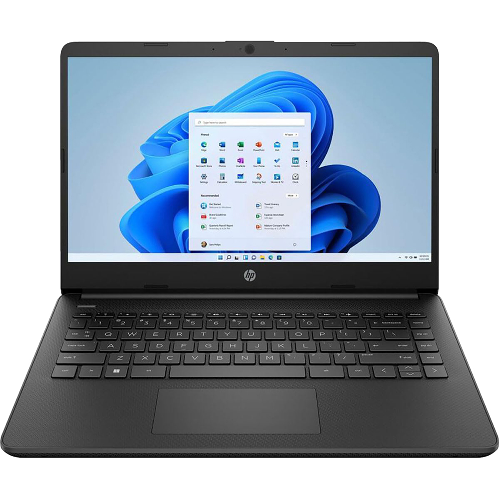 Hewlett Packard 14″ HD Laptop in Jet Black – B89MPUA#ABA