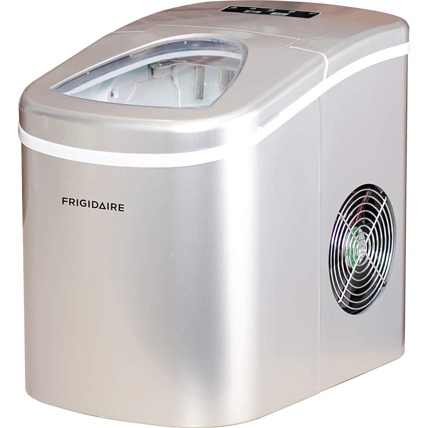 Компактный льдогенератор Frigidaire серебристого цвета - ICE102-СЕРЕБРИСТЫЙ