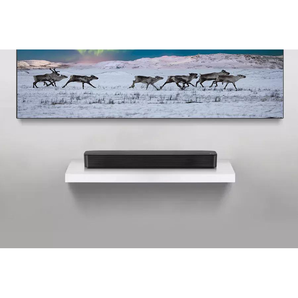 LG SKM1 2.0 Channel Compact Bluetooth Soundbar Wireless TV Speaker Open Box