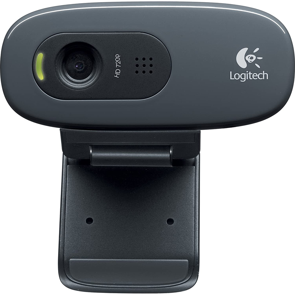Logitech Plug and Play HD 720p Video Calling Webcam C270, Dark Grey, 960-000694