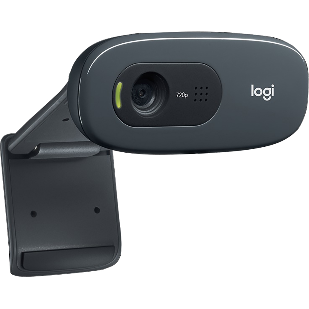 Logitech Plug and Play HD 720p Video Calling Webcam C270, Dark Grey, 960-000694