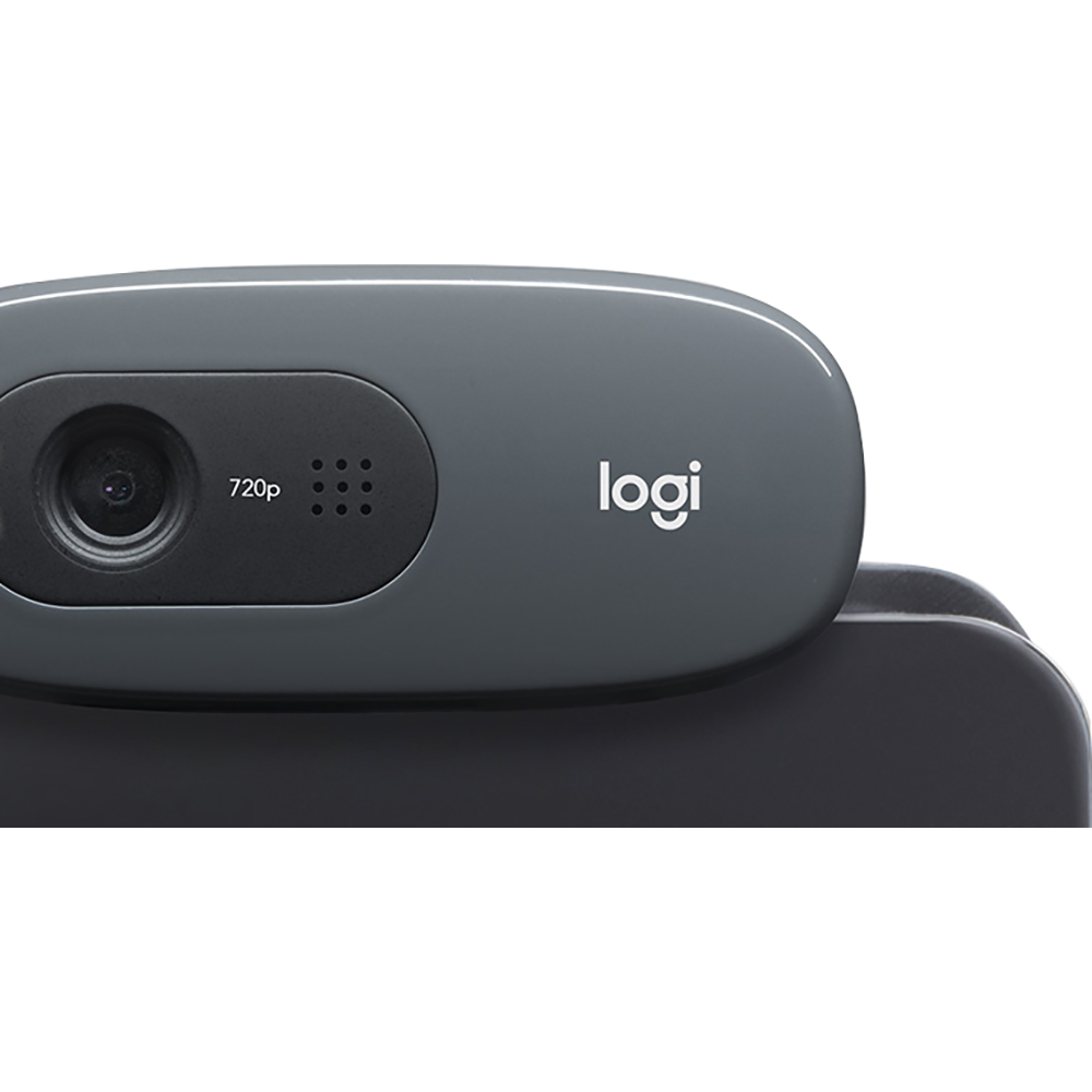 Logitech Plug and Play HD 720p Video Calling Webcam C270, Dark Grey, 960-000694