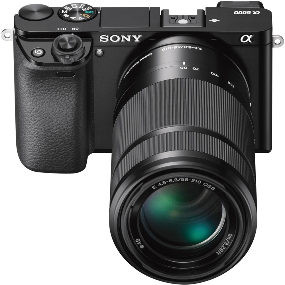 Sony Alpha a6000 Mirrorless Camera w/ 16-50mm & 55-210mm Power Zoom ...