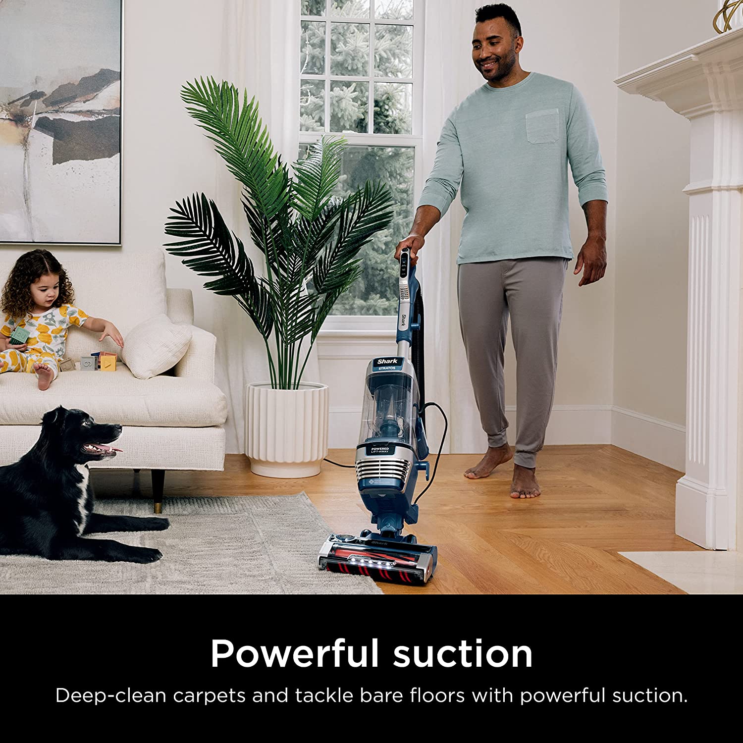 Shark AZ3002 Stratos Upright Vacuum w/ TruePet Upgrade