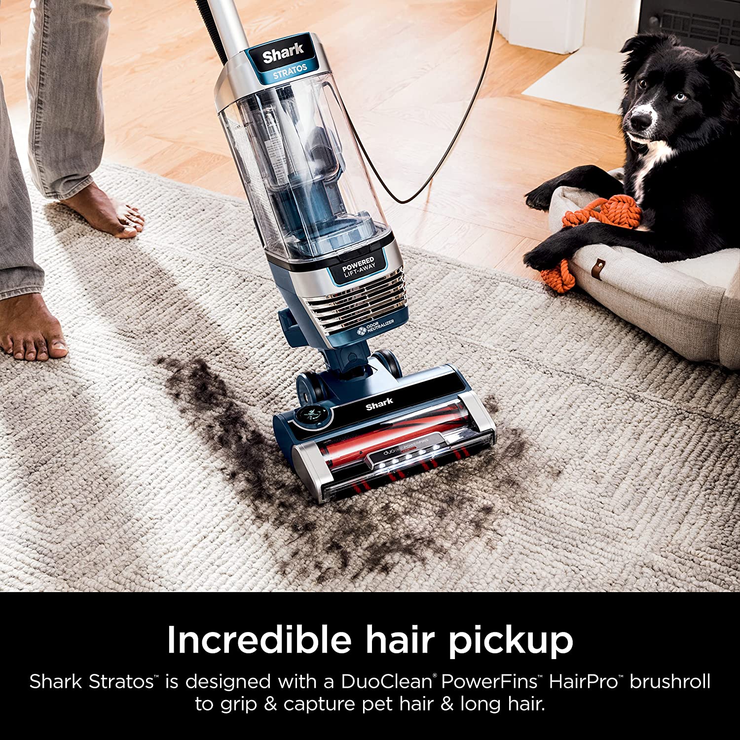 Shark AZ3002 Stratos Upright Vacuum w/ TruePet Upgrade