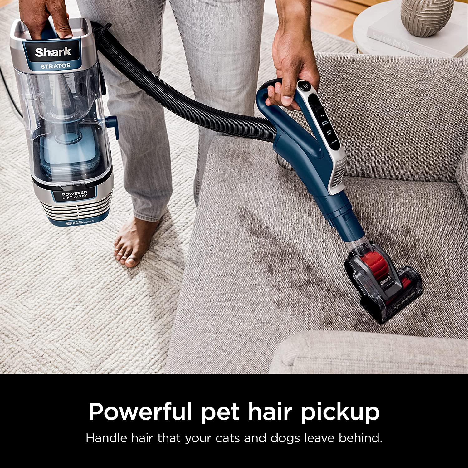 Shark AZ3002 Stratos Upright Vacuum w/ TruePet Upgrade