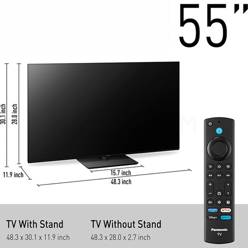Panasonic Z85 Series 55 inch OLED 4K Ultra HD Smart Fire TV (2024