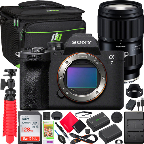 Sony a7 IV Mirrorless Full Frame Camera Kit + Tamron 28-75mm F2.8