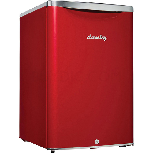 danby 2.6 cu ft freestanding mini fridge stainless steel