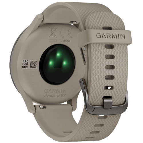 garmin vivomove rose gold suede