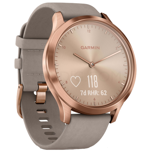 garmin hr vivomove rose gold