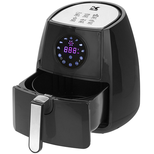 Kalorik Digital Air Fryer with Dual Layer Rack Black + Extended