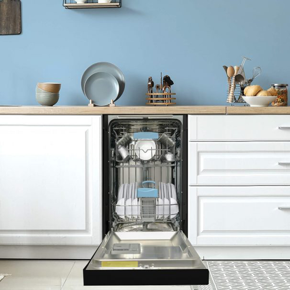 Photos - Other large household technique Danby 18 Built-in Dishwasher with Front Controls in White - DDW18D1EW DDW1 