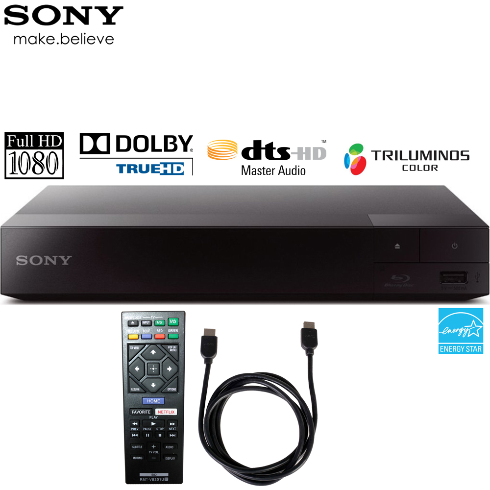 Photos - DVD / Blu-ray Player Sony BDP-S1700 Streaming Blu-ray Disc Player with 6ft High Speed HDMI Cabl 
