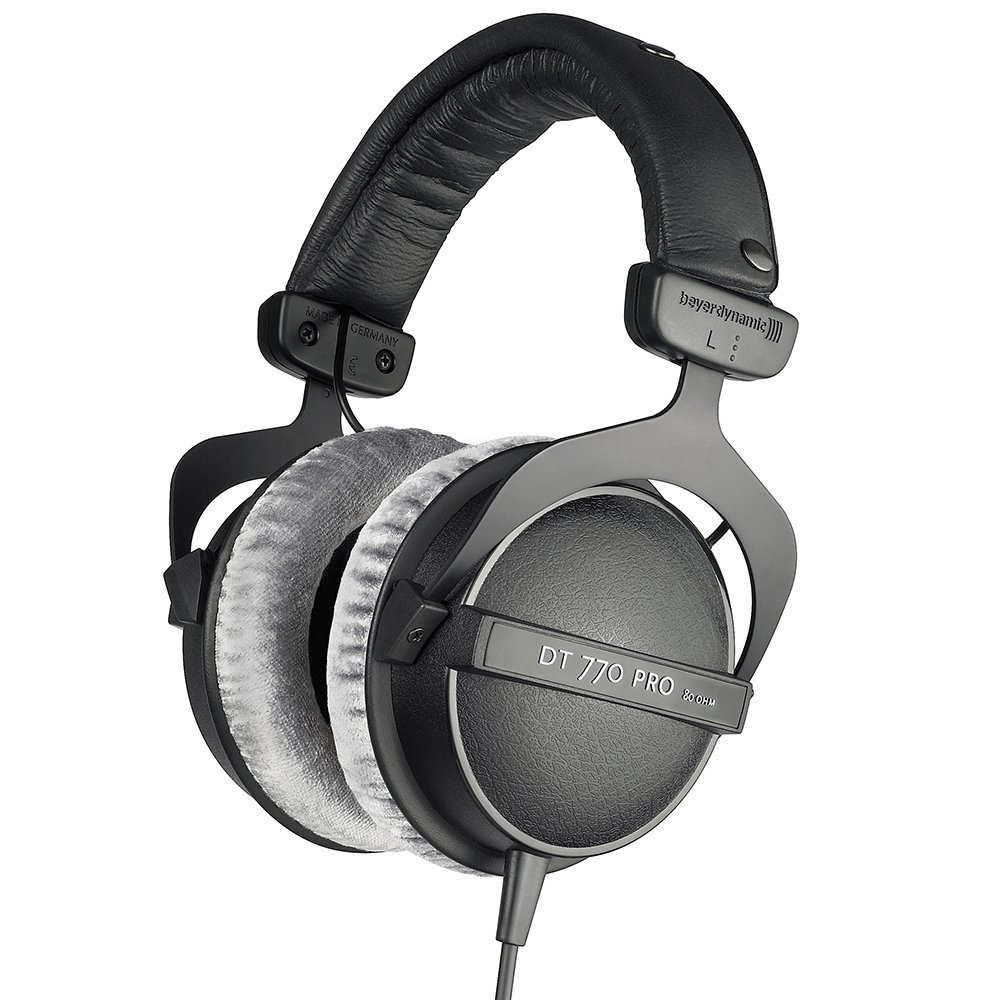 Photos - Headphones Beyerdynamic DT 770-PRO Studio  80 Ohms Closed Dynamic + Audio B 