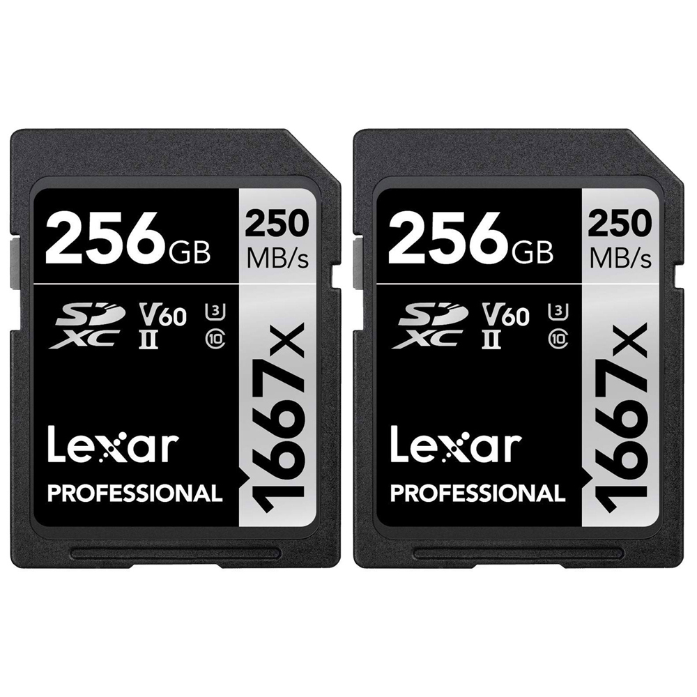 Photos - Memory Card Lexar Professional SDHC / SDXC 1667x UHS-II 256gb  2 Pack E1LXL 