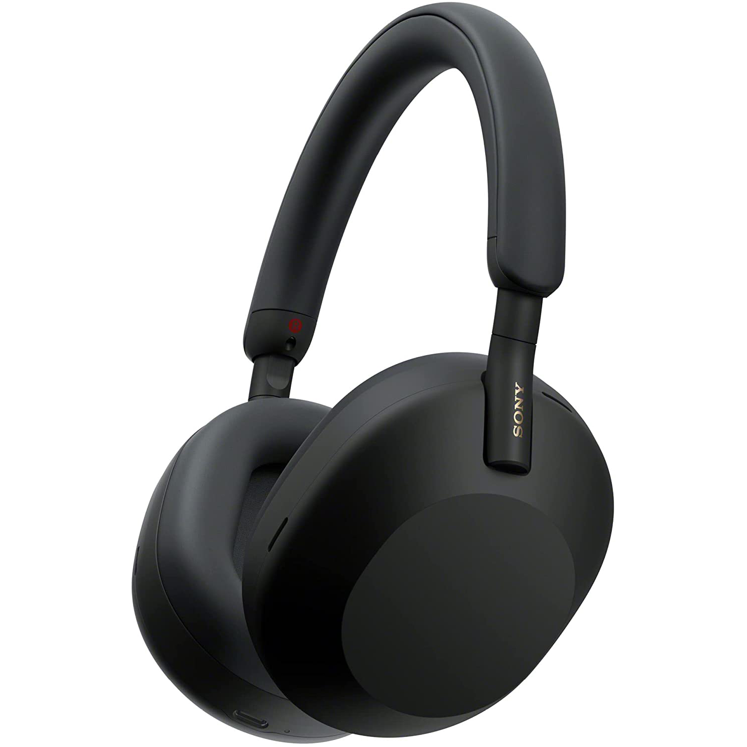 Sony WH1000XM5 Wireless Noise Canceling Headphones Black  Wood Headphone Stand