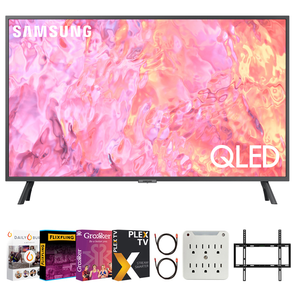 Photos - Television Samsung QN32Q60CA 32 QLED 4K Smart TV with Movies Streaming Pack  Mod  (2023