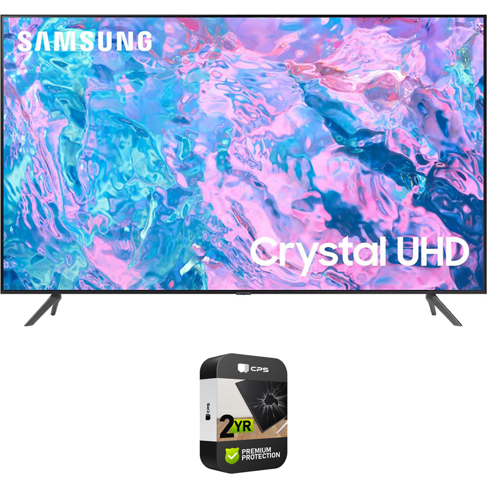 Photos - Television Samsung 55 Crystal UHD 4K Smart TV w/ 2 Year Extended Warranty  Model  (2023
