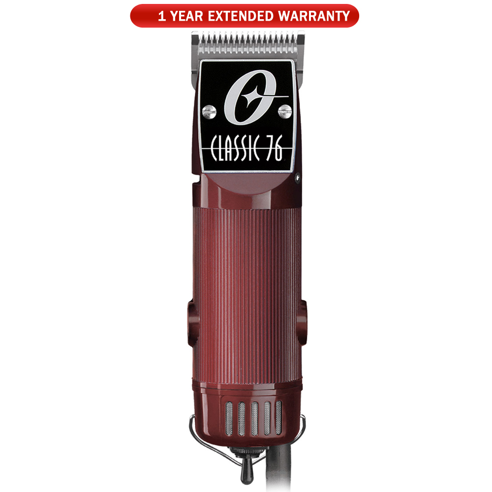 Photos - Hair Clipper Oster Classic 76 Universal Motor Clipper w/ Detachable Blade Red + Extende 