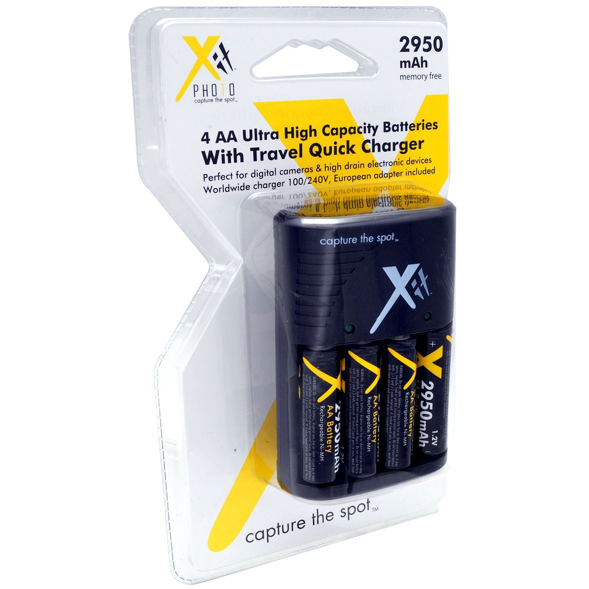 General Brand 4x Rechargeable AA Batteries w Charger