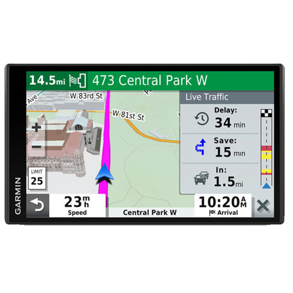 Photos - Sat Nav Garmin DriveSmart 65 & Traffic with Included Cable: GPS Navigator with a 6 