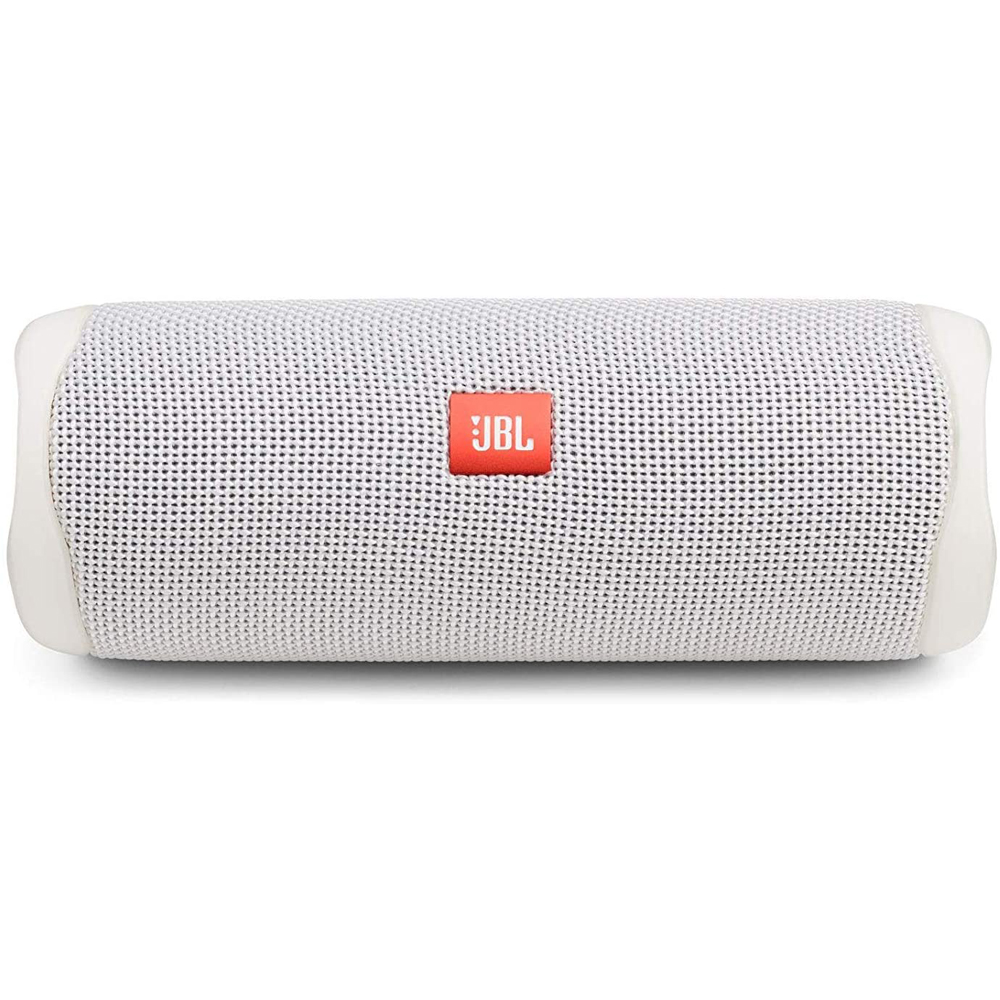 JBL Flip 5 Portable Waterproof Bluetooth Speaker (White)